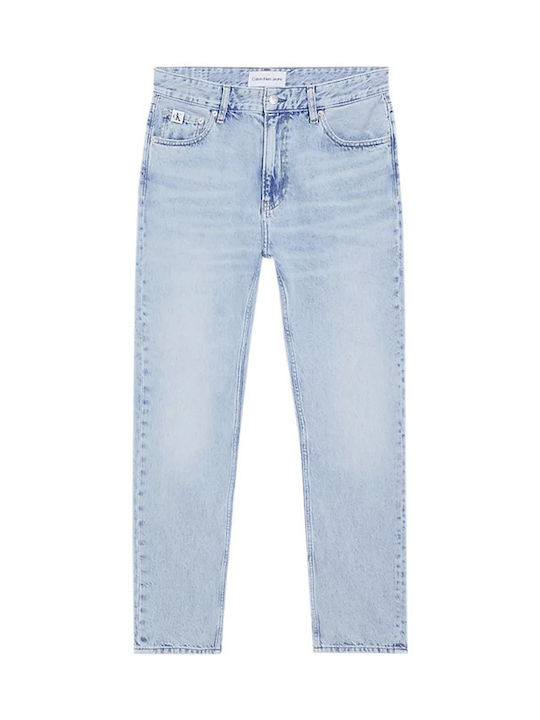 Men's Jeans Pants Cropped Blue