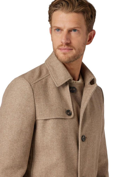 Мъжко палто Beige