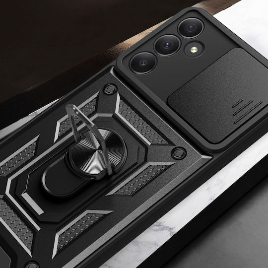 Tech-Protect Camshield Pro Back Cover Πλαστικό Μαύρο (Samsung Galaxy A55 5G)