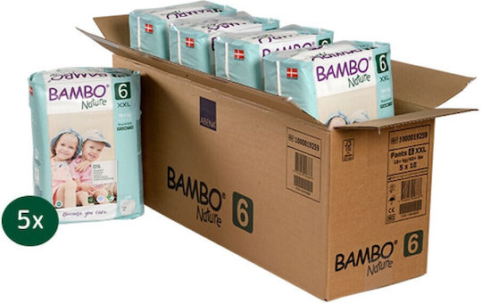 Bambo Nature Πάνες Βρακάκι No. 6 για 18kg 38τμχ