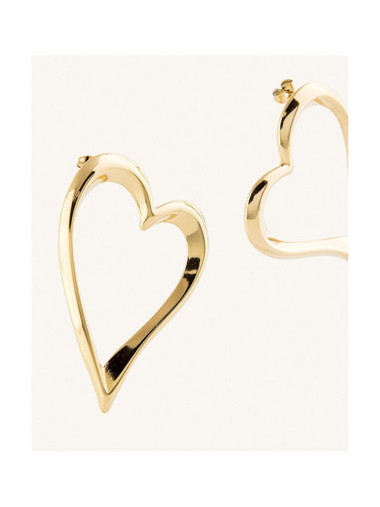 StanStefan Earrings made of Steel Gold Plated