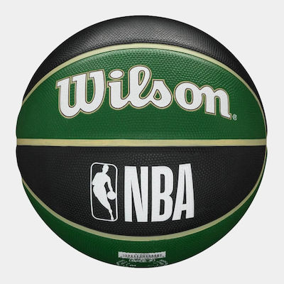 Wilson NBA Team Tribute Milwaukee Bucks Mingea de baschet În aer liber