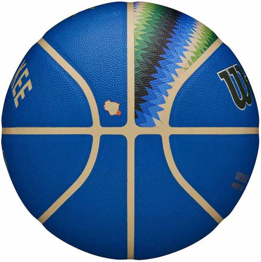 Wilson Team City Collector Milwaukee Bucks Minge de Baschet Interior/În Aer Liber
