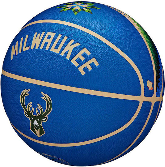 Wilson Team City Collector Milwaukee Bucks Minge de Baschet Interior/În Aer Liber