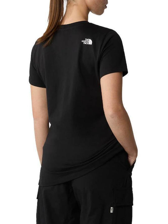 The North Face Simple Dome Damen Sport T-Shirt Schwarz