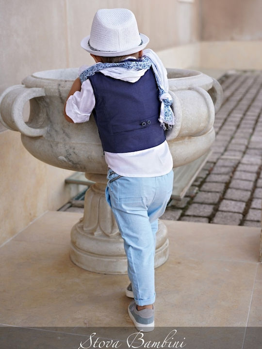 Stova Bambini Βαπτιστικό Κοστούμι για Αγόρι Μπλε