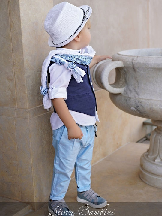 Stova Bambini Βαπτιστικό Κοστούμι για Αγόρι Μπλε