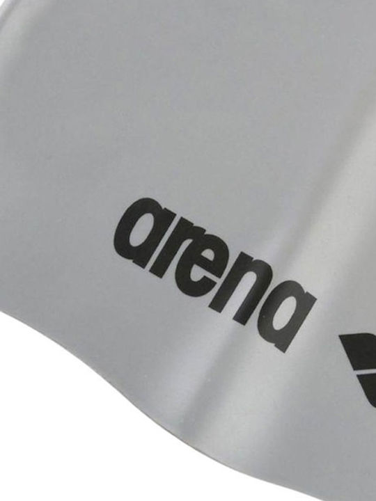 Arena Silicone Adults Swimming Cap Silver