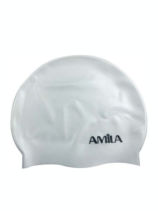AMILA Adult Swimming Cap White