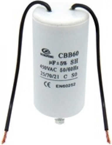 Capacitor Permanent 6.3μF 5pcs 03.006.0124