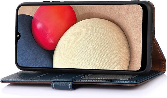 Khazneh Umschlag Rückseite Leder Magnetisch Blau (Samsung Galaxy A04e, F04)