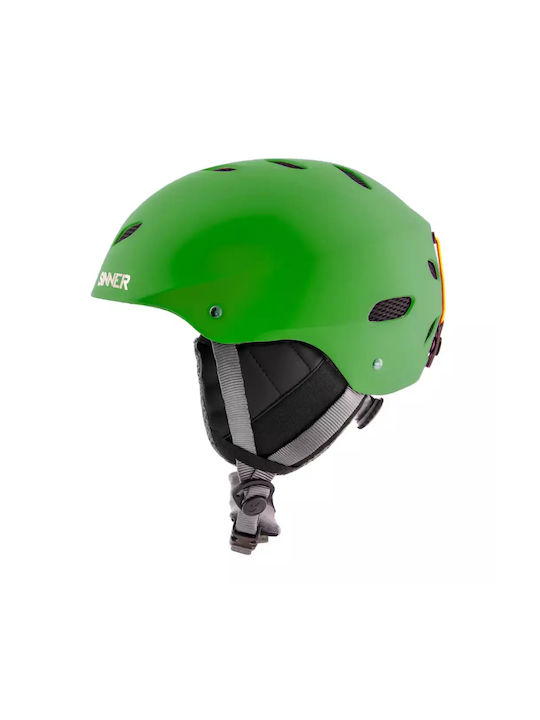 Sinner Bingham Helmet for Ski & Snowboard Matte Green