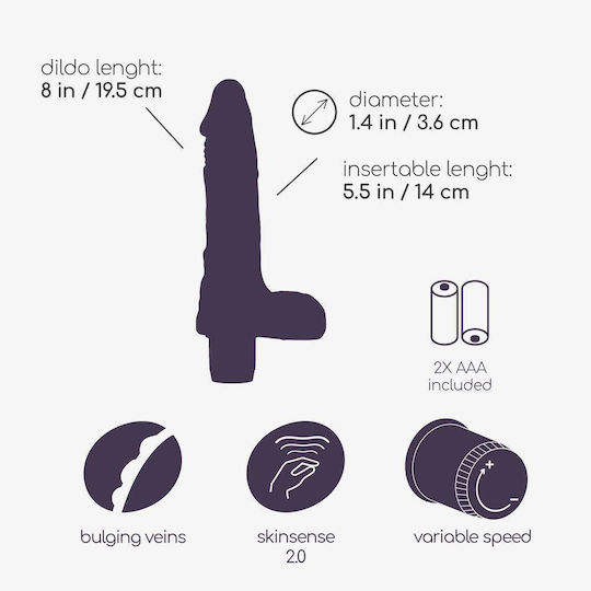 Crushious Crushious Tormentor Realistisch Vibrator 20cm Fleisch