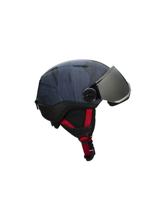 Rossignol Whoopee Visor Impacts Kids Helmet for Ski & Snowboard Blue