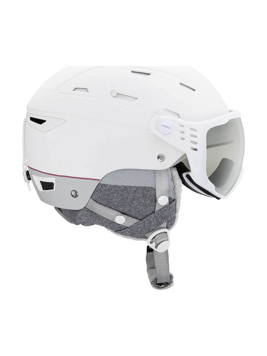 Rossignol All Speed Visor Impacts Κράνος για Σκι & Snowboard σε Λευκό Χρώμα