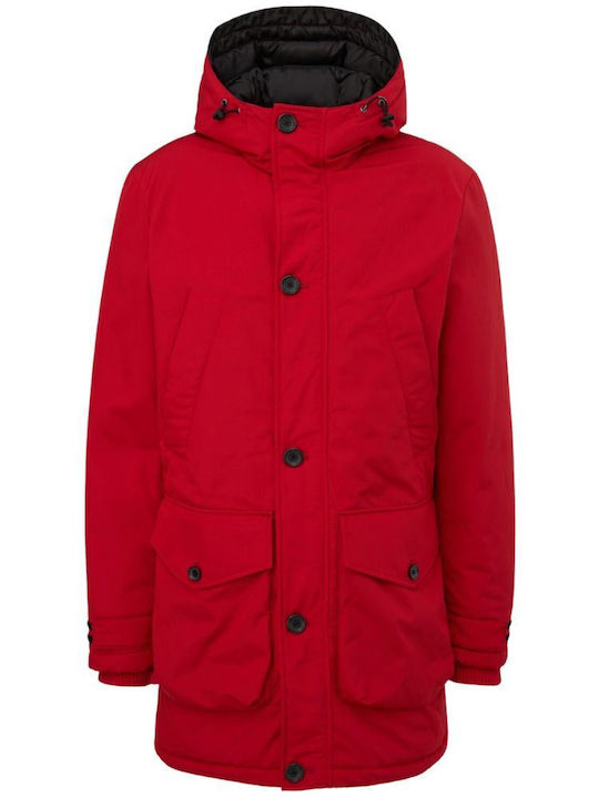 Winter Jacke Parka Rot