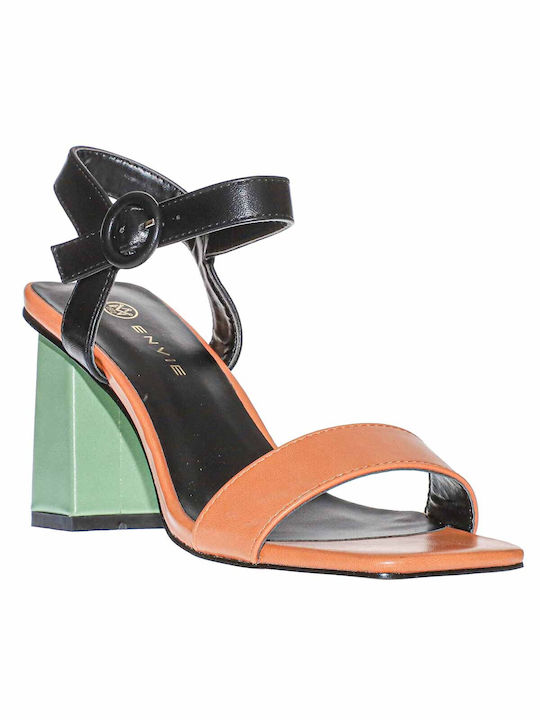 Envie Shoes Women's Sandals Orange E14-17007-36