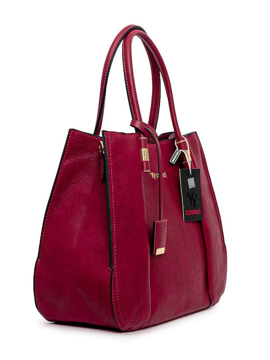 Enrico Coveri Women's Bag Hand Burgundy