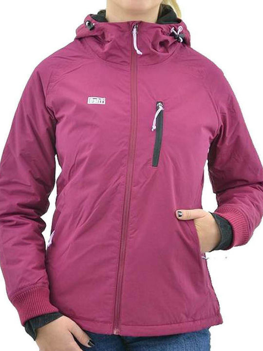 Damen Sport Jacke Fuchsie