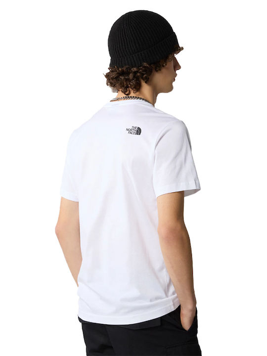 The North Face Never Stop Exploring T-shirt Bărbătesc cu Mânecă Scurtă White