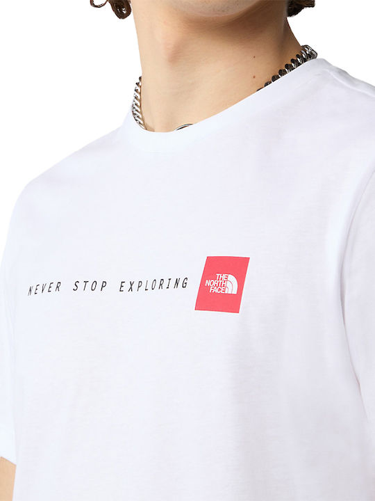 Never Stop Exploring T-shirt White
