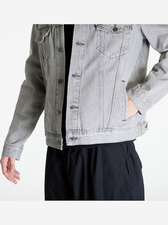 Trucker Denim Jacket Grey