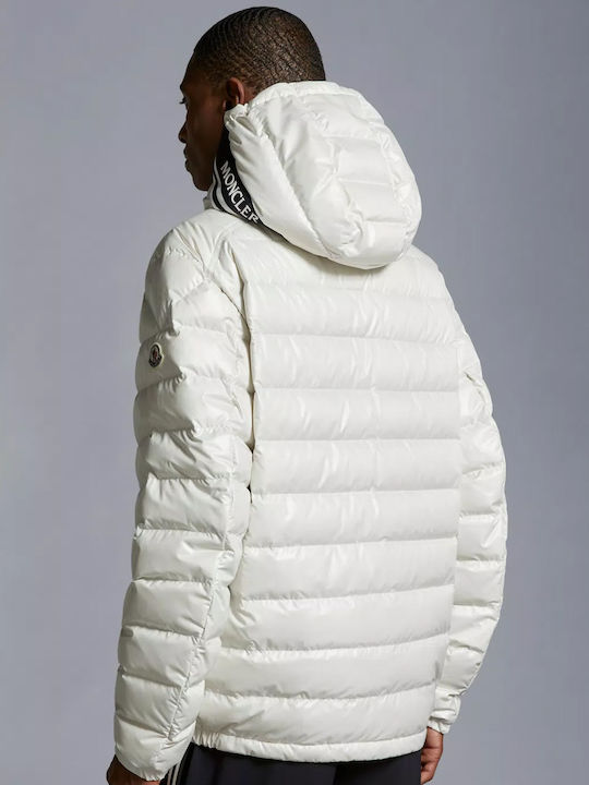 Moncler Geacă pentru bărbați de iarnă Puffer Λευκό