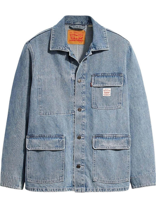 Broadway Geacă Denim Albastră