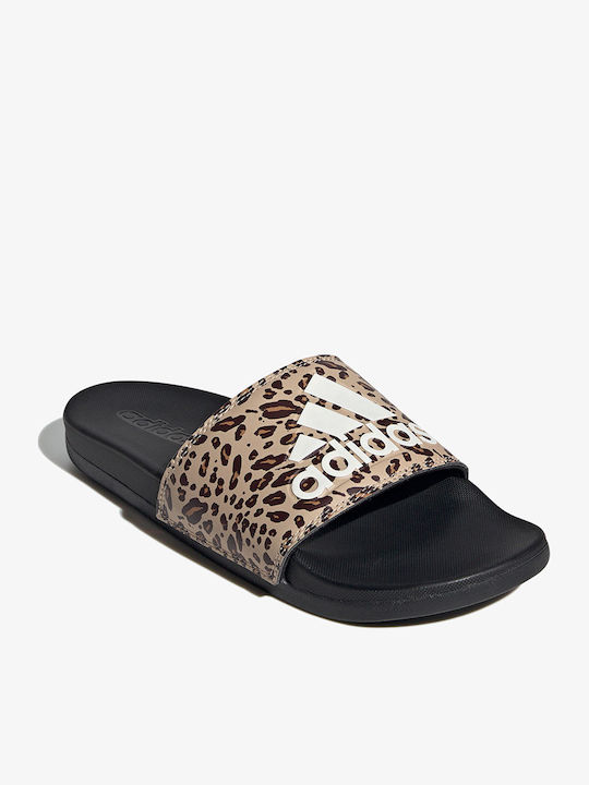 Adilette Comfort Slides In Beige Colour