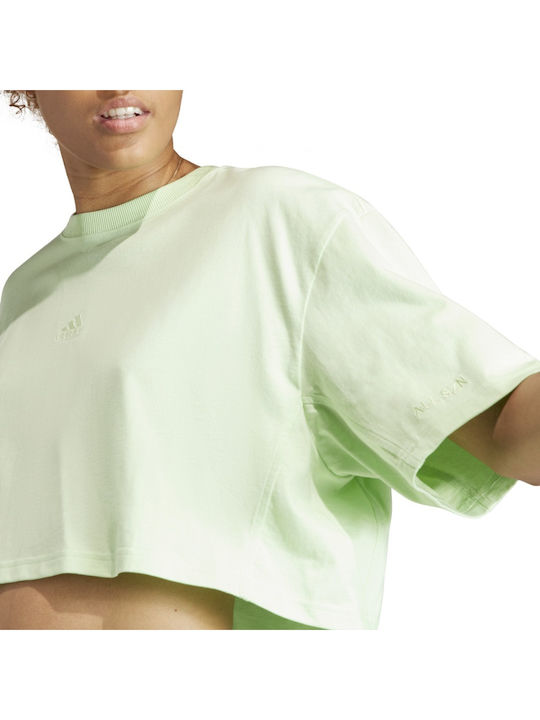 Damen Sportlich T-Shirt Green