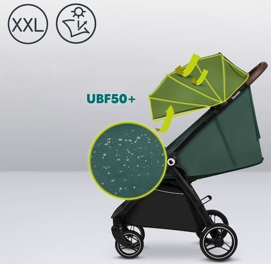 Lionelo Ingrid Baby Stroller Suitable from 6+ Months Green Emerald 8.20kg