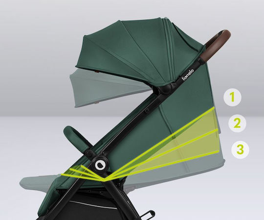 Lionelo Ingrid Baby Stroller Suitable from 6+ Months Green Emerald 8.20kg