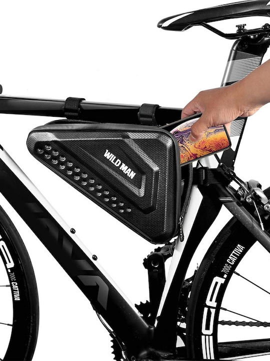 Wildman Gears Bicycle Frame Bag Black