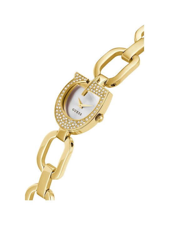 Guess Uhr mit Gold Metallarmband