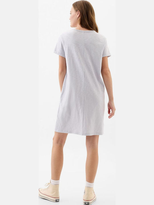 Mini T-Shirt Dress Knitted Gray Matter