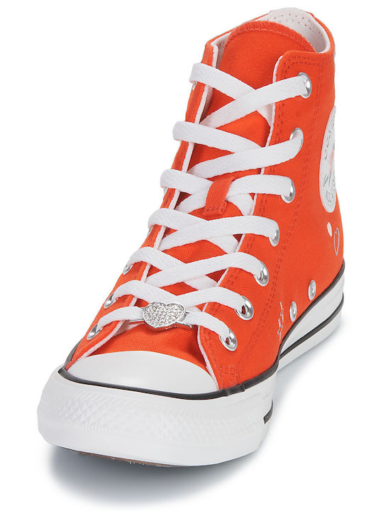 Chuck Taylor All Star Pentru Femei Tip Botine Portocalii