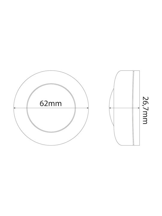 Entac Decorative Lamp with Socket for Bulb E27 White 6pcs