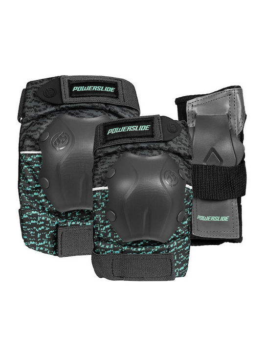Powerslide Standard’19 Комплект защитни средства за ролери Черен