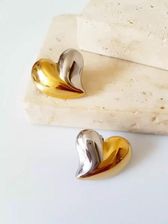 JWLS Earrings made of Steel Gold Plated