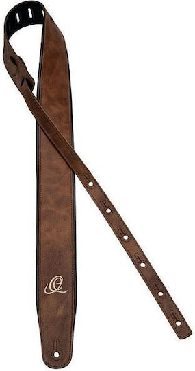 Ortega Gurt für Gitarre / Bass Braun
