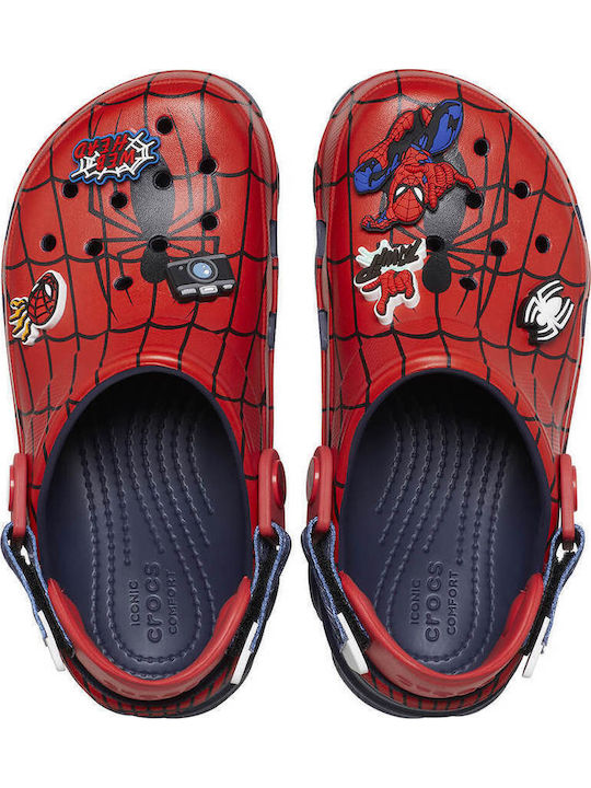 Spider-Man All Terrain Παιδικά Ανατομικά Σαμπό Θαλάσσης Κόκκινα