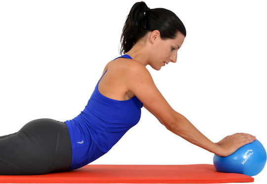 Mambo Max Στρώμα Γυμναστικής Pilates Κόκκινο (180x60x1.5cm)
