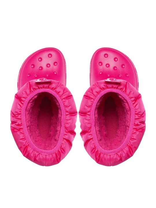 Classic Neo Puff Boot Kids Snow Boots Fuchsia