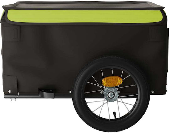 Vidaxl Remorcă Pentru Bicicletă Negru Gri 30 Kg Fier