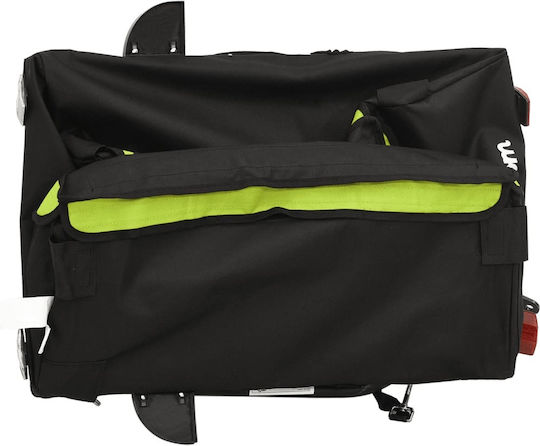 Vidaxl Remorcă Pentru Bicicletă Negru Gri 30 Kg Fier