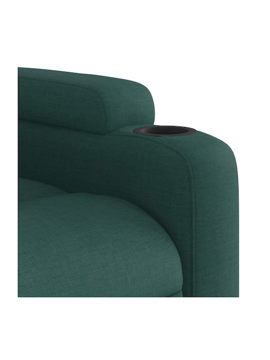 Fotoliu Relax Masaj cu Puf Sc. Green 74x89x100cm