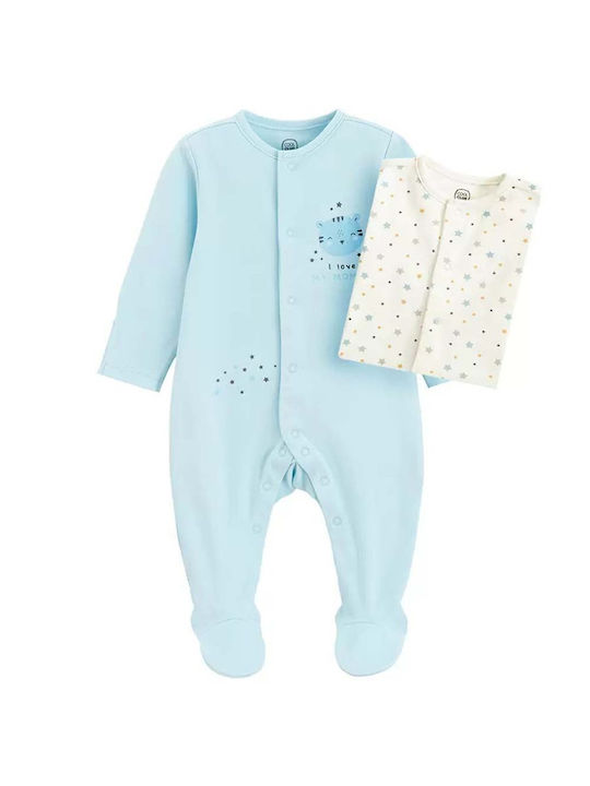 Cool Club Baby-Body-Set white and blue