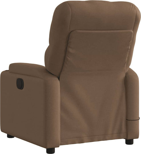 Relaxsessel Friseurwaschbecken mit Fußhocker Coffee 74x86.5x93.5cm