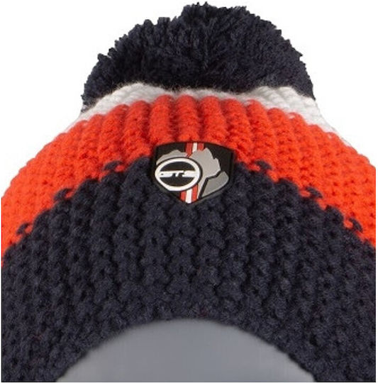 Pom Pom Beanie Unisex Beanie in Roșu color