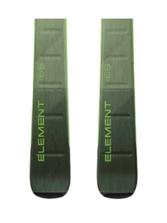 Elan Element Ski Schuhe in Grün Farbe mit Bindungen